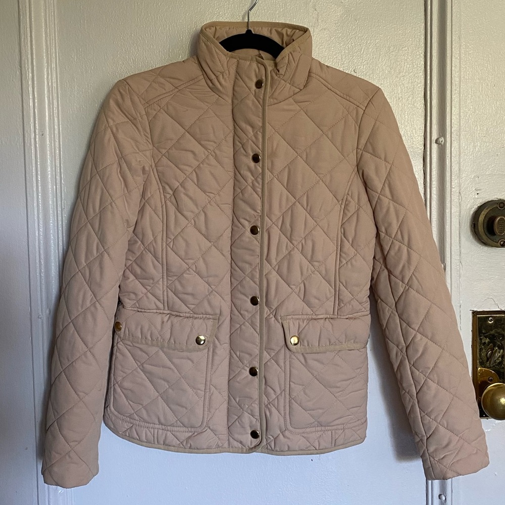 Jcrew Quilted Puffer Coat